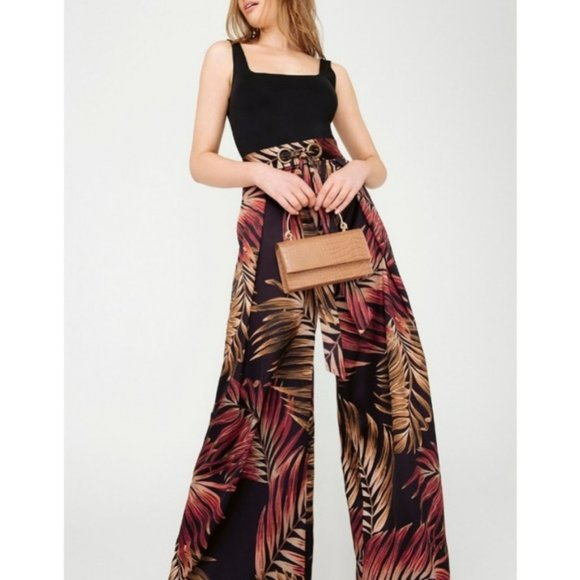 SHEIKE Floral Castaway High Waisted Wide Leg Pants - Picture 9 of 13